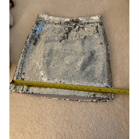 Milly Silver Sequin Top & Skirt matching set - Picture 10 of 16